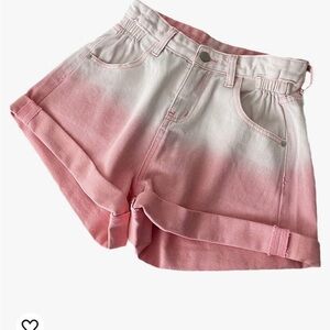 Hombre pink high waisted shorts size small